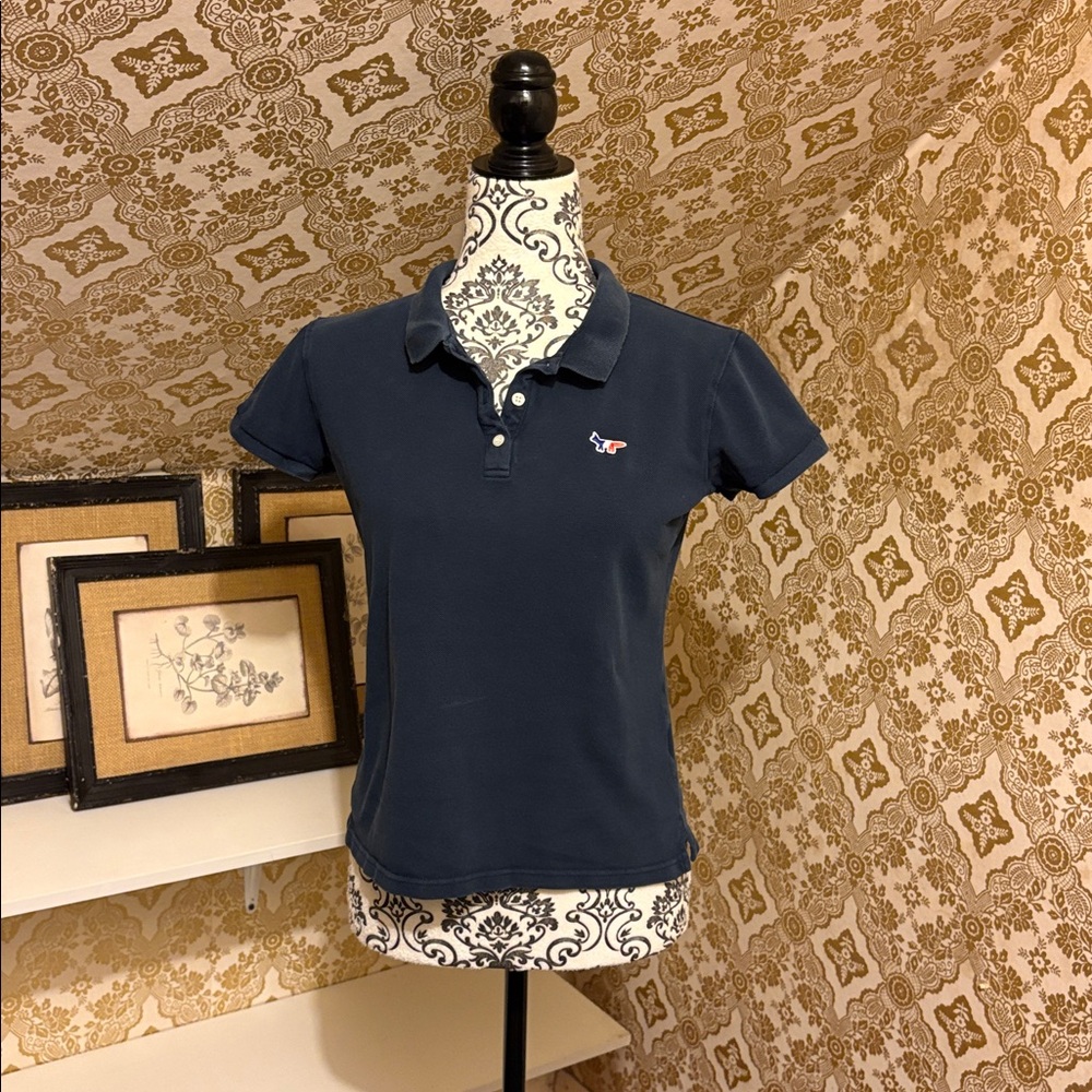 Maison Kitsuné Paris Fox Logo Polo Shirt